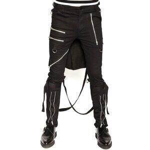 COPY - COPY - Extreme Bondage Gothic Punk Rocker Cyber Goth Steampunk Biker Pan…